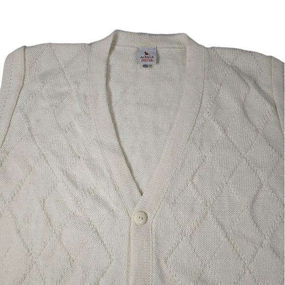 Alpaca‎ Warehouse Made In Peru Mens XXL / 2XL Alpaca Yarn Argyle Knit - Picture 1 of 6